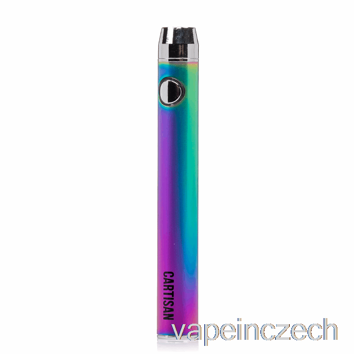 Tlačítko Cartisan Vv 900 Duální Nabíjení 510 Baterie [mikro] Duhové Vape Pero